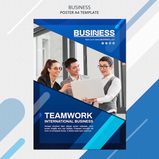 Business Concept Poster Template