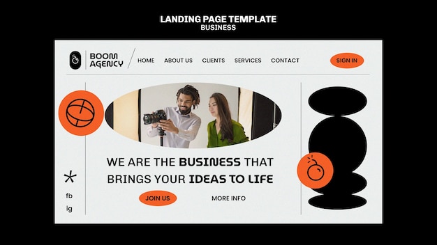 Free PSD business concept