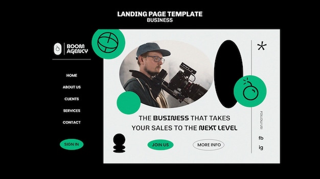 Free PSD business concept