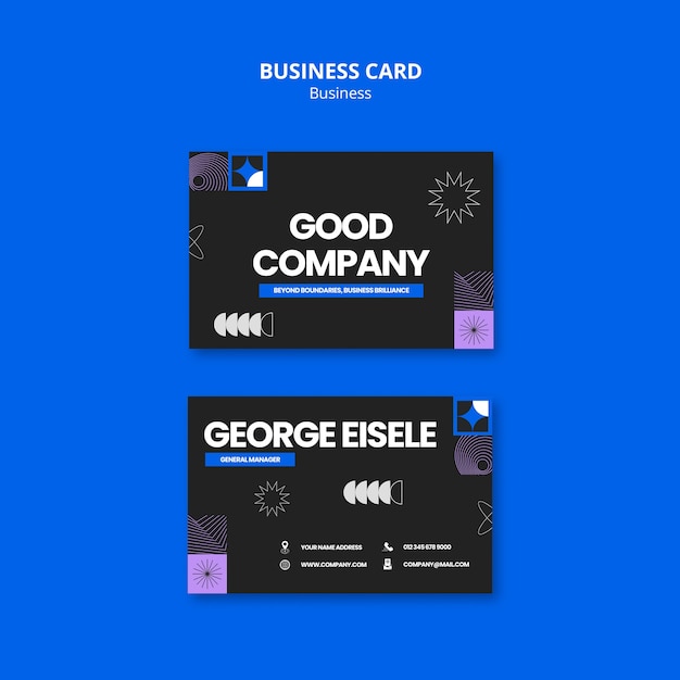 Business corporation template design