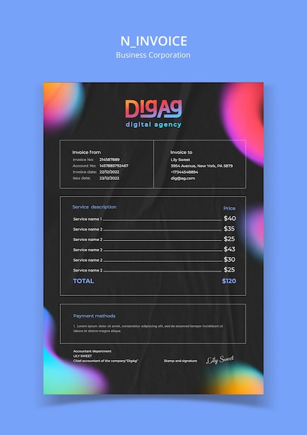 Free PSD business corporation template design