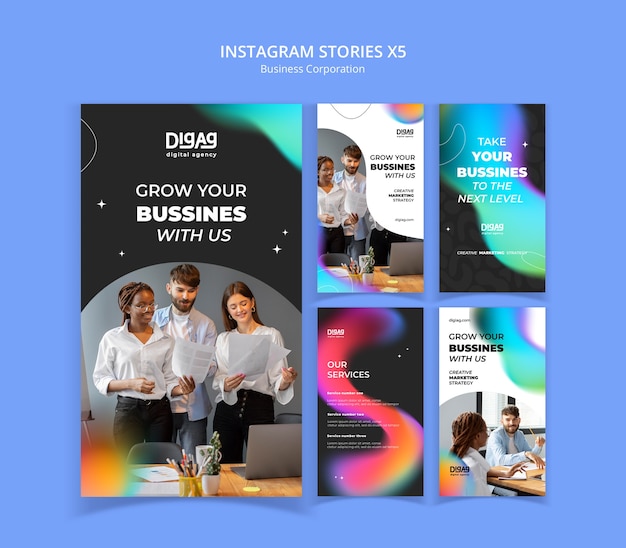 business corporation template design