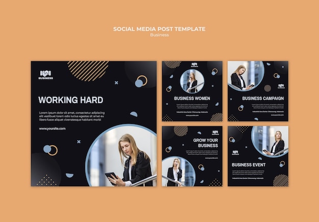 Business Event Social Media Post Template