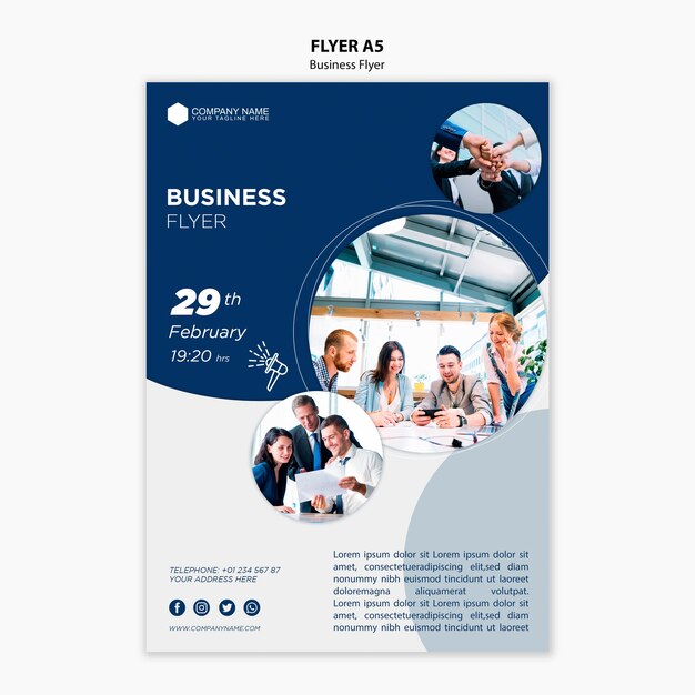 Business flyer template