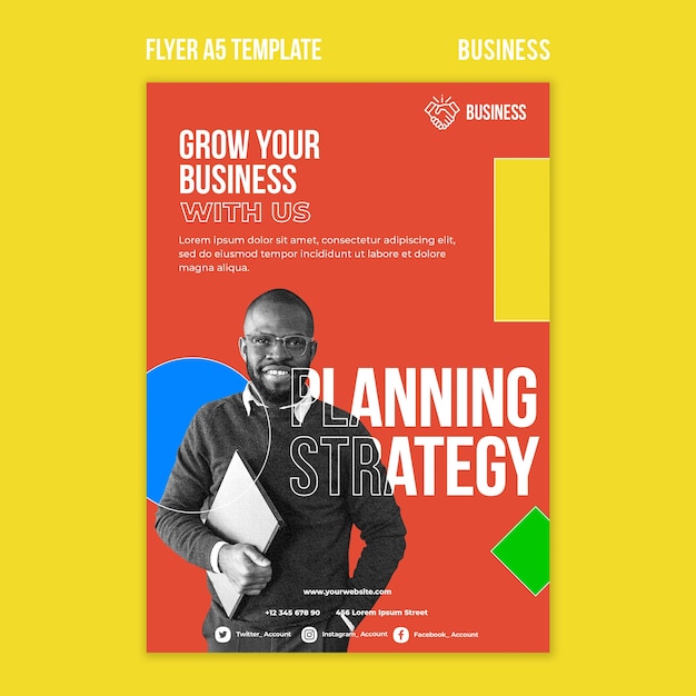 Business flyer template