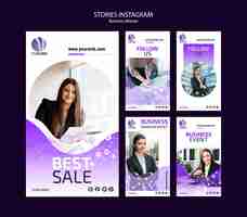 Free PSD business instagram stories pack