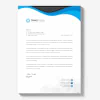 Free PSD business letterhead template