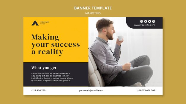 business marketing banner template