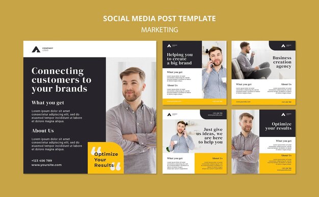 business marketing social media post