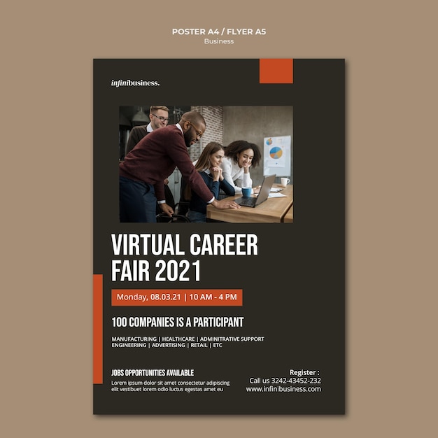 Business poster template