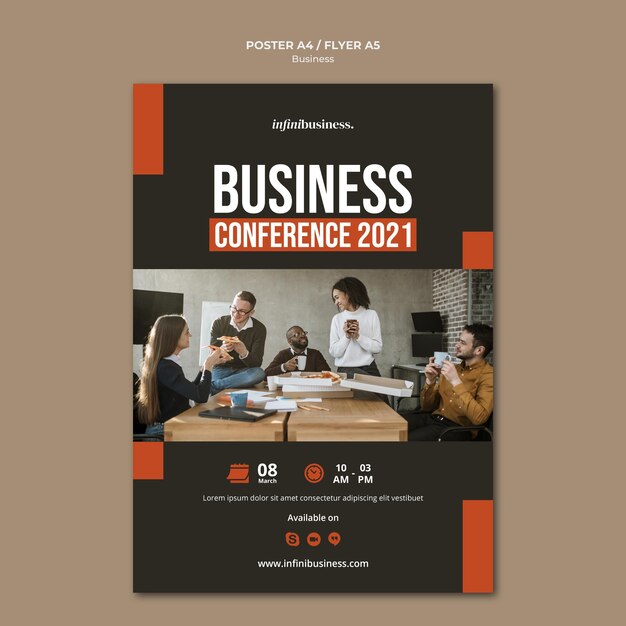 Business poster template