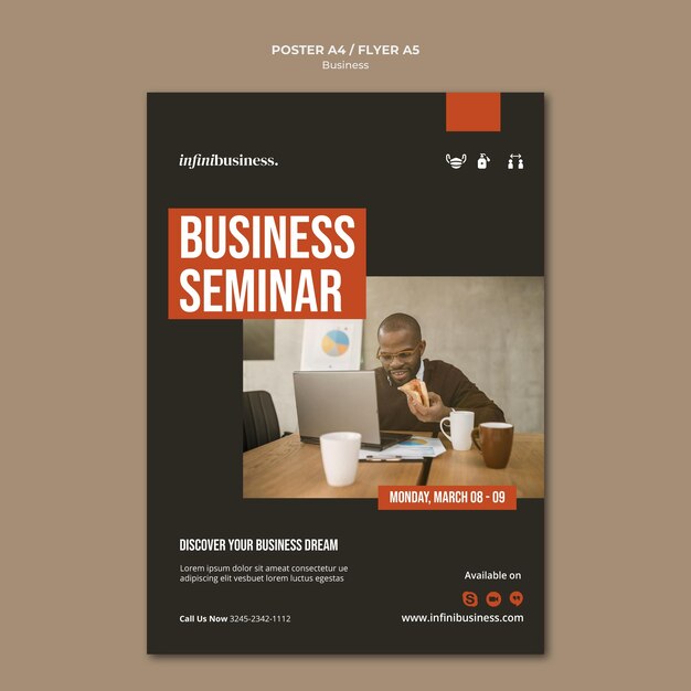 Business poster template