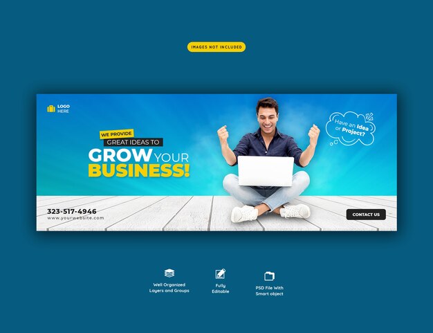business promotion and corporate facebook cover template