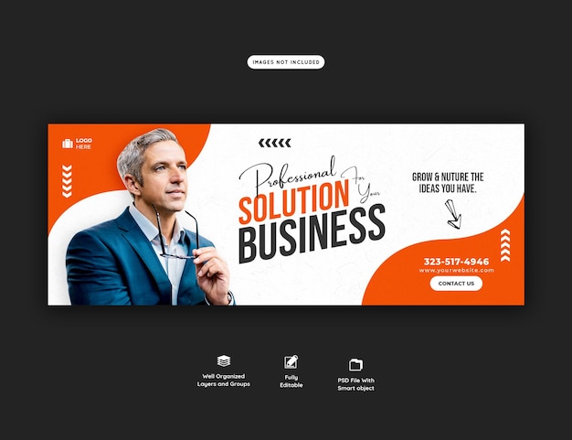 Effective Business Promotion and Corporate Facebook Cover Template