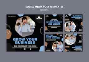 Free PSD business social media post templates