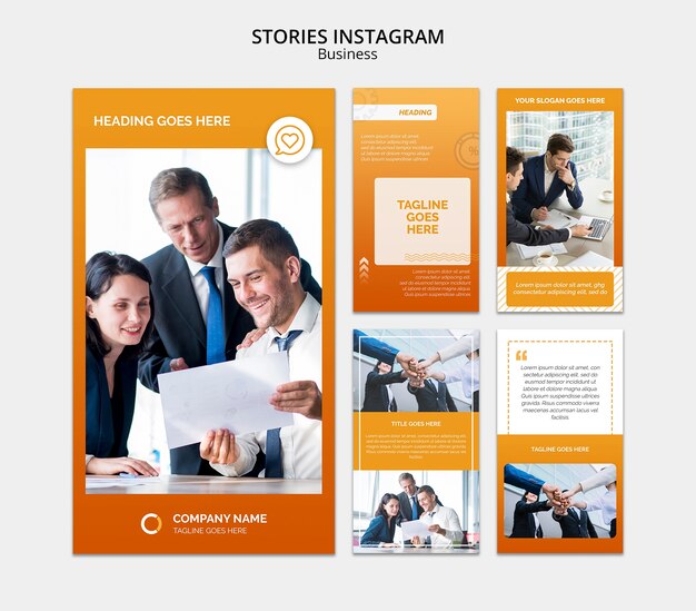 Business social media template