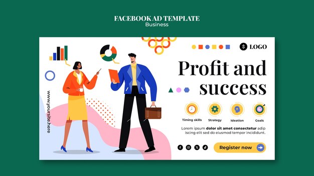 business solutions facebook template