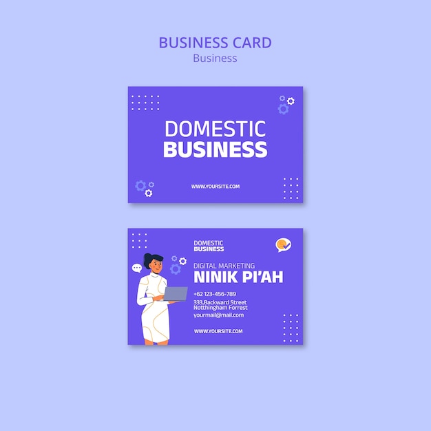 Business strategy  business card