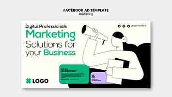 Free PSD business strategy facebook template