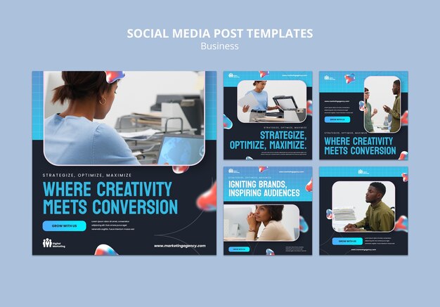 Business strategy instagram posts