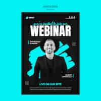 Free PSD business strategy invitation template