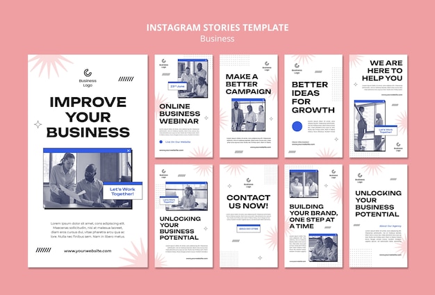 Free PSD business template design