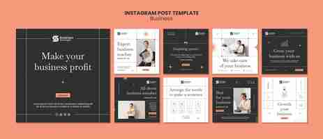 Free PSD business template design