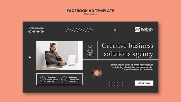 Free PSD business template design