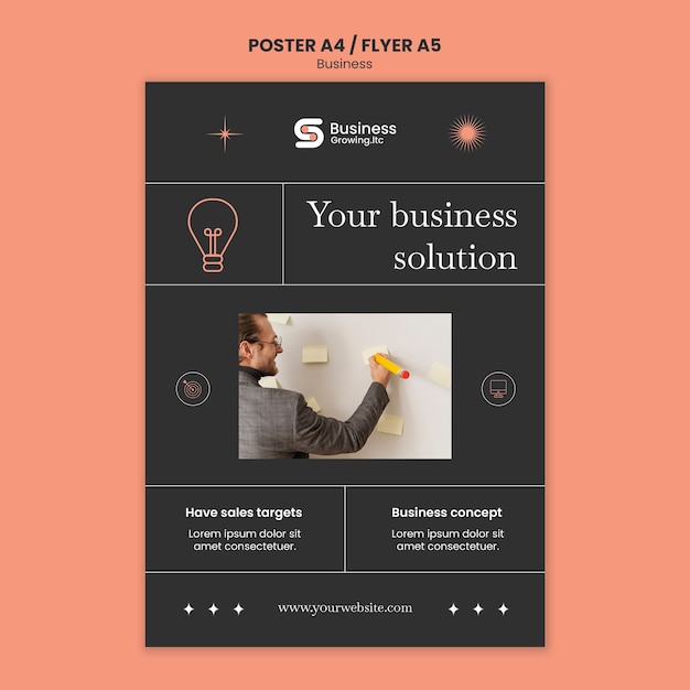 Free PSD business template design