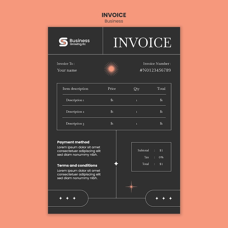 Free PSD business template design