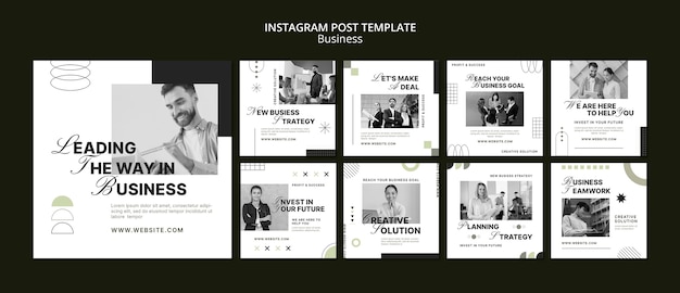 Free PSD business  template design