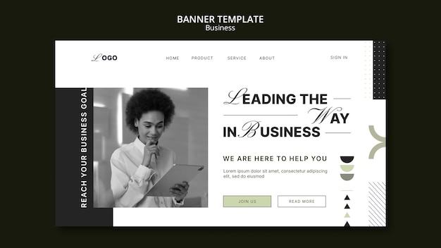 Free PSD business  template design