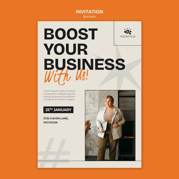 Free PSD business template design