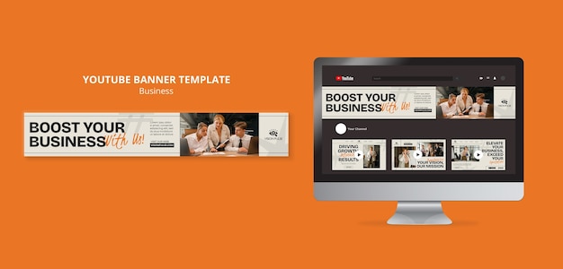 Free PSD business template design