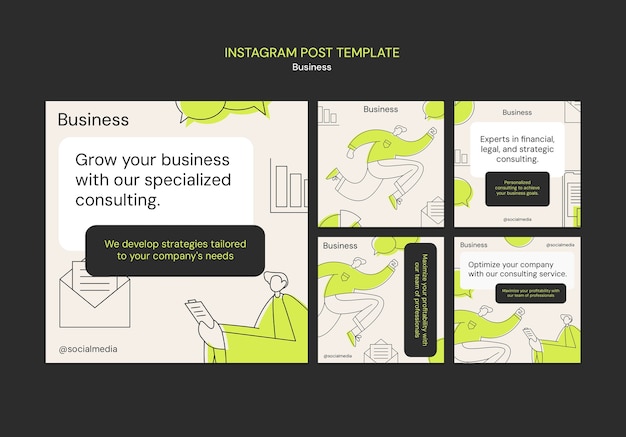 Free PSD business template design