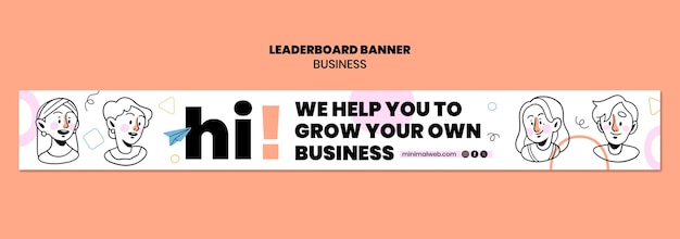 Business template design
