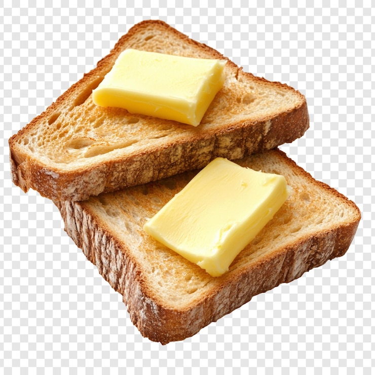 無料PSD バタートースト - 美味しい朝食