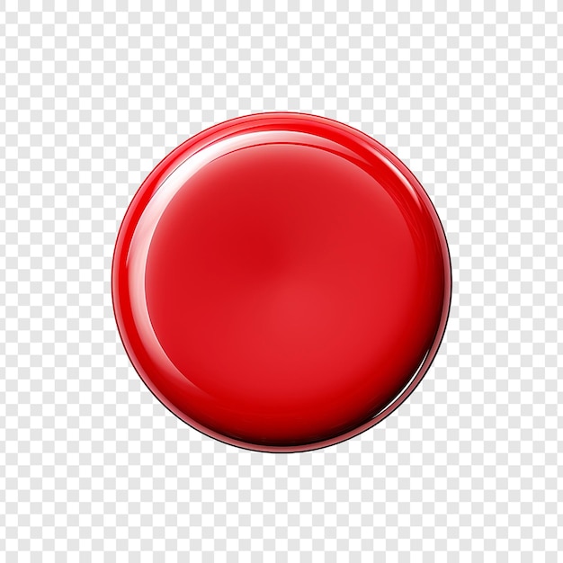 Free PSD button isolated on transparent background