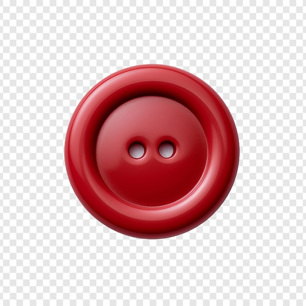 Button isolated on transparent background