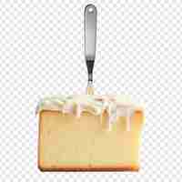 Free PSD cake spatula isolated on transparent background