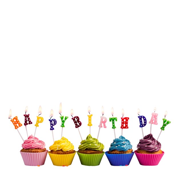 생일 축하 케이크 고립