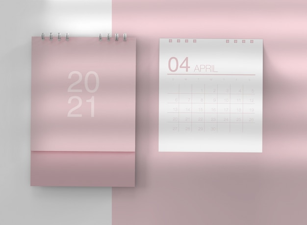 Calendar mockup