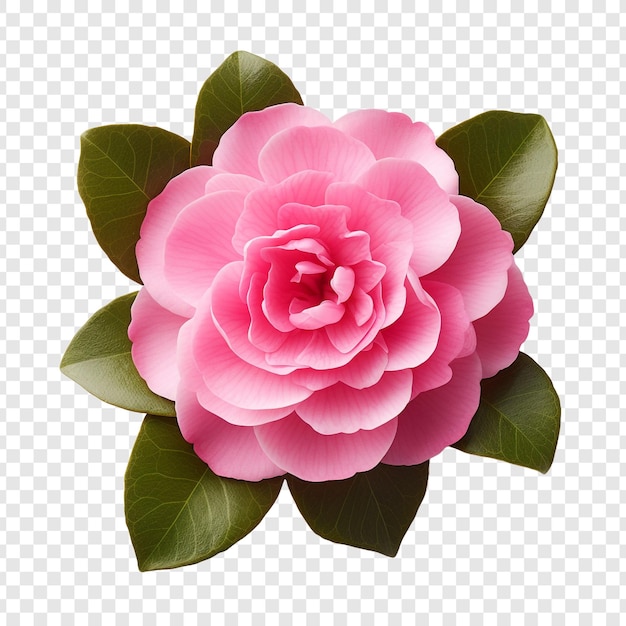 Free PSD camellia flower isolated on transparent background