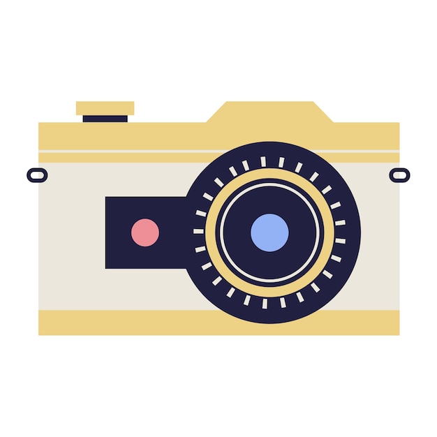 camera illustration isolated