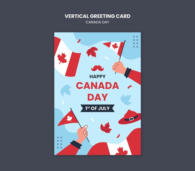 canada day celebration template