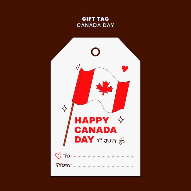 canada day template design