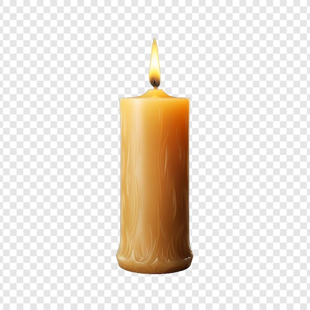 Close-up of burning candle with melting wax png download - 1464