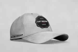 Free PSD cap mock up lateral view