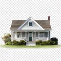 Free PSD cape cod house isolated on transparent background