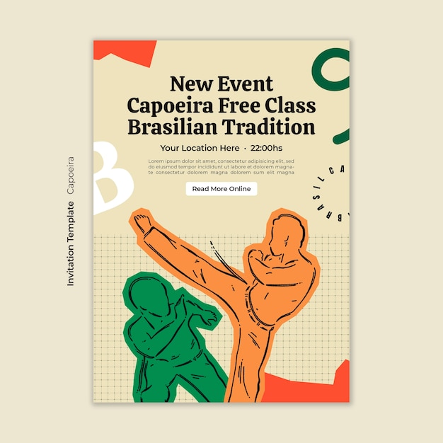 Capoeira template design